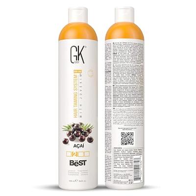 GK HAIR Global Keratin The Best Smoothing Keratin Hair Treatment  Professional Brazilian Complex Blowout Straightening For Silky Smooth &  Frizz Free