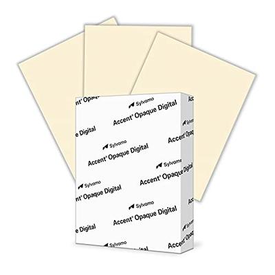 Accent Opaque Cream Printer Paper, 8.5” x 11” 28lb Bond/70lb Text