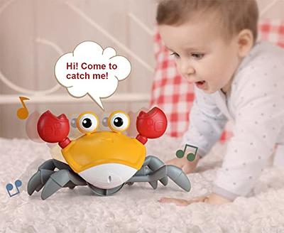 Crawling Crab Pet Toy with Music & Educational Sensing Interactive Baby Toy