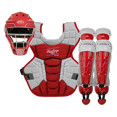 Rawlings Youth Velo 2.0 Catchers Set, Scarlet/White