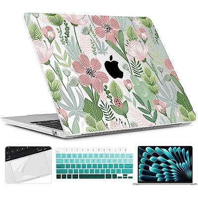 TWOLSKOO for M2 MacBook Air 15 Inch Case 2023 A2941 with Touch ID