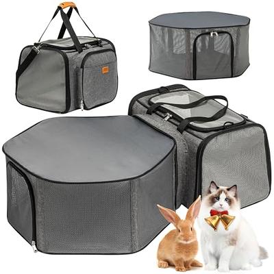 Expandable Cat Carrier Bag, Pet Carrier Airline Approved,Large