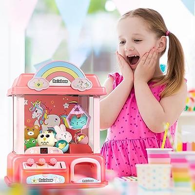 Claw Machine For Kids Toys For Girls Arcade Claw Game Machine With Mini  Plush Toys Adjustable Sounds And Music Party Birthday Toys Gifts For Girls