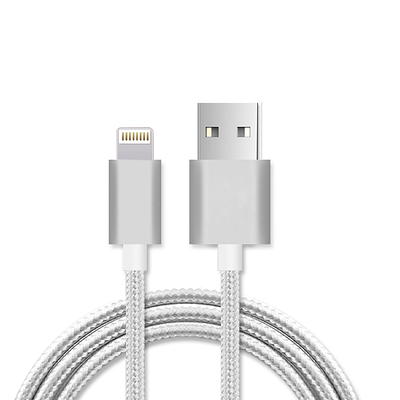 Monoprice Braided DisplayPort 1.4 Cable, 6ft, Gray 