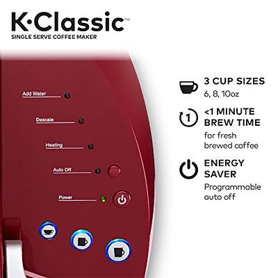 Keurig K-Classic Single Serve K-Cup Pod Coffee Maker, Rhubarb - Yahoo  Shopping