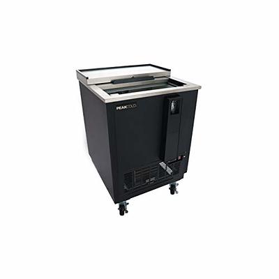 Deep Well Bottle Cooler; PeakCold Horizontal Beer Fridge