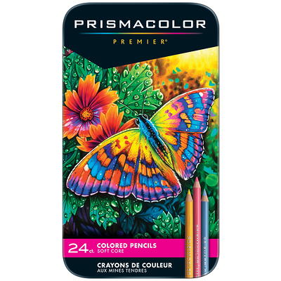  Prismacolor Premier Soft Core Colored Pencil, Set of 48  Assorted Colors (3598T) + Prismacolor Scholar Colored Pencil Sharpener  (1774266) : Office Products