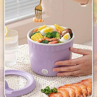 Mini Rice Cooker Steamer 1 Cup for Car Cooking for Soup Porridge Rice  Portable 