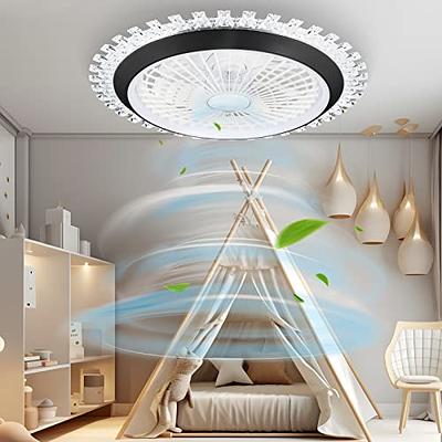 Magic Home 31 in. Remote LED Ceiling Fan Flower Shape Bedroom Living Room  Ceiling Lamp with Dimmable Light, 6 Gear Wind Speed Fan KBS-52185 - The  Home