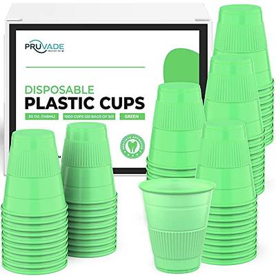 Plastic Cups Green 5oz.