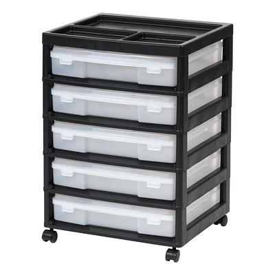 Life Story 3-Drawer White Stackable Shelf Organizer Plastic Storage Drawers  DRW3-A4-WTCL - The Home Depot