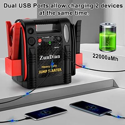 12v Car 24v Truck Heavy Duty Portable Battery Jump Starter Power Pack