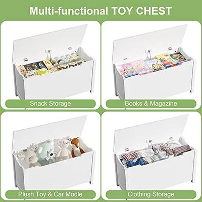 Wooden Storage Chest, Large Toy Box Chest with Lid, Closet Organizers and  Storage, Storage Trunk with Safety Hinges, Toy Box Organizer Storage Bench  Shoe Bench for Entryway, Bedroom, Living Room - Yahoo