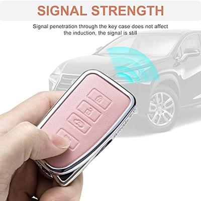 Silver TPU Car Smart Key Case Cover Fit For Lexus ES GS GX IS LS LX NX RC RX