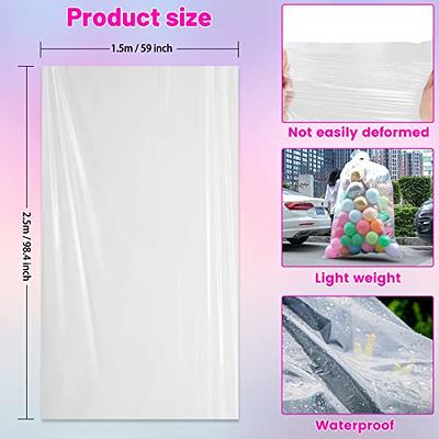 2 Pcs 98.4 x 59 Inches Large Balloon Bags for Transport, Big Plastic  Balloon Storage Bag,Clear Balloon Drop Bag, Giant Carrying Storage Bags for  Wedding Birthday Party Supplies - Yahoo Shopping