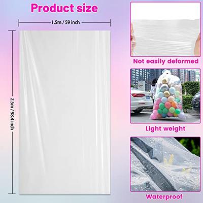 2 Pc Reusable Large Jumbo Giant plastic Laundry Bag Big Storage