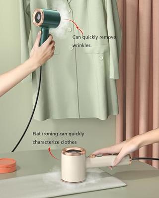 Portable Mini Ironing Machine, Travel Mini Steam Iron, Handheld Garment  Steamer, Fast Preheating Steam Dry Ironing, For Home and Travel (Green)