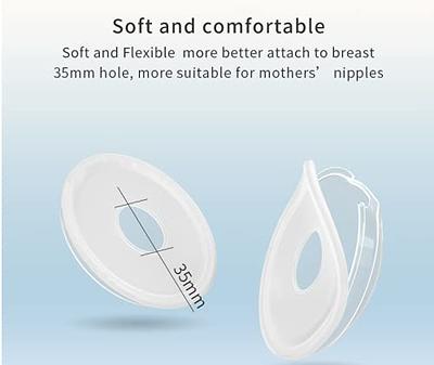 Lukinuo Milk Collector for Breastfeeding 2 Pack  