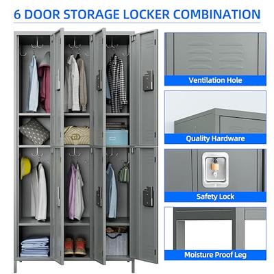 Metal Lockers for Employees with Lock, Employees Locker Storage