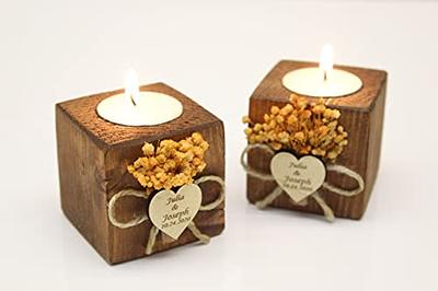 50 Pcs Cube Candle Holders, Personalized Candle Holders, Wedding Favors For  Guests,Wood Tealight Holders In Bulk,Gift Favors For Wedding,Rustic Wedding  Favors,Symapthy Gift,Memorial Candle Holders - Yahoo Shopping