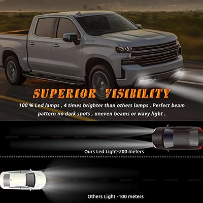 LED Fog Lights Compatible with 2020 2019 2021 2022 2023 Chevrolet