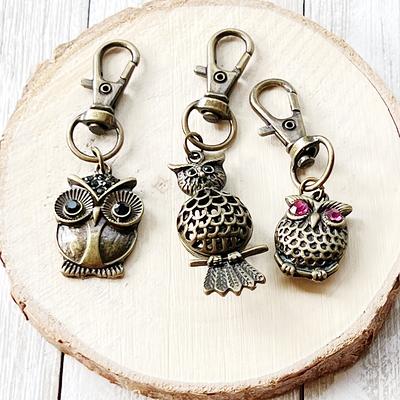 Owl Zipper Pulls For Backpacks, Cute Purse Charms, Unique Custom Handbag  Jewelry, Personalized Cool Keychains, Bag Charms Set - Yahoo Shopping