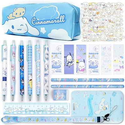 74 Pcs Kawaii Cherry Blossom Stationery Set Japanese Kawaii Pencil Bag  Mechanical Pencil Cherry Erasers Pencil Refill and Stickers for School  Office