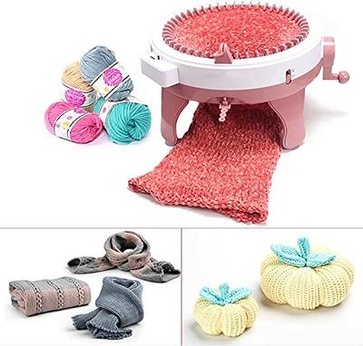Brimoon SENTRO 48 Needles Knitting Machine, Smart Weaving Loom Round  Knitting Machines with Row Counter for Adults or Kids，DIY Knit Loom Machine  Kit for Hat, Scarves, Gloves, Socks - Yahoo Shopping