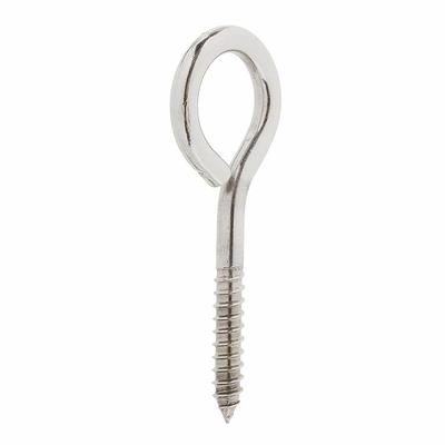 Everbilt 3 in. Stainless Steel Hook and Eye 20337 - The Home Depot