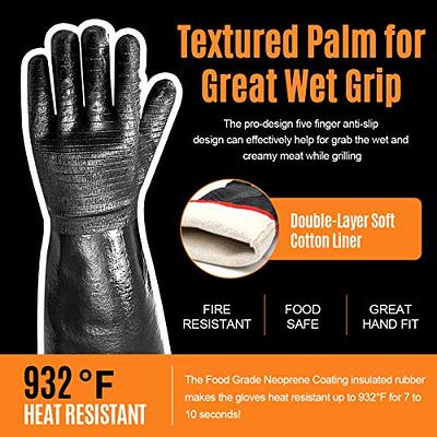 Insulated Rubber Grilling Gloves