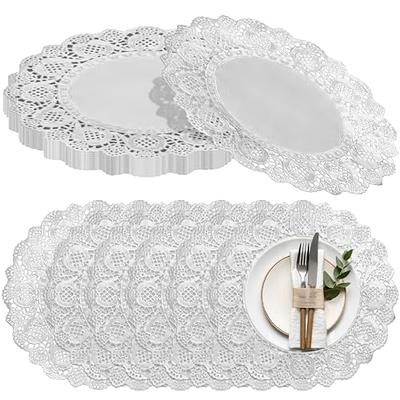 6.5inch White Paper Doilies Party Wedding Christmas Table Cake Pad