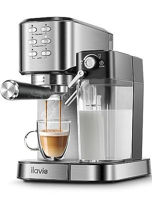 Philips 1200 Series Fully Automatic Espresso Machine, Classic Milk Frother,  2 Coffee Varieties, Intuitive Touch Display, 100% Ceramic Grinder