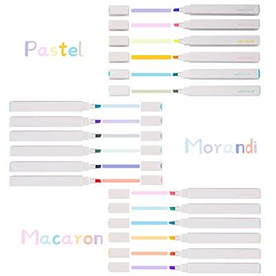 12pcs, Pastel Highlighters Aesthetic Cute Bible Highlighters And Pens No  Bleed Mild Assorted Colors For Journal Planner Notes School Office Supplies