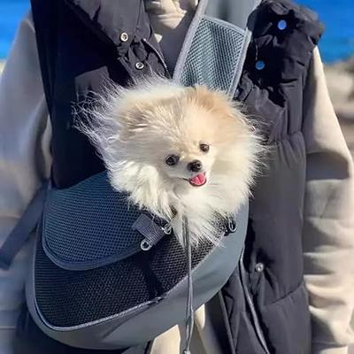 Portable Pet Sling Carrier Adjustable Strap Large Capacity - Temu