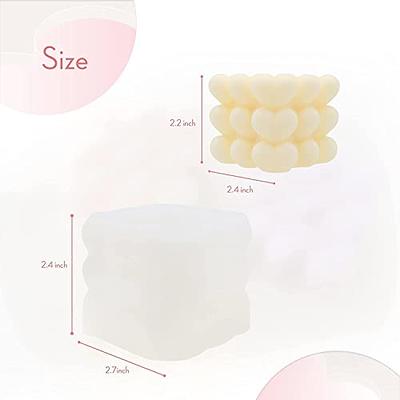 Candle Molds for Candle Making, 6 Cavity Cheese Shape Silicone Molds for  Candle or DIY Handmade Soap Making - Yahoo Shopping