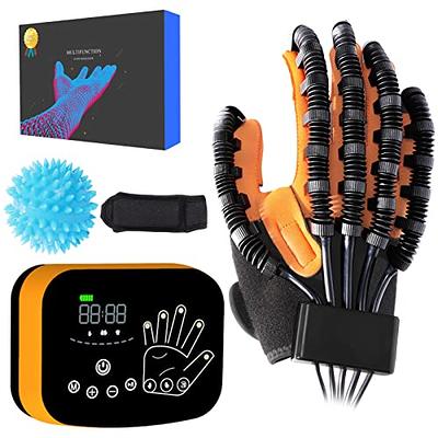  YEUNTANH Finger And Hand Function Rehabilitation Trainer Robots  Rehab Gloves Children Recovery Exercise Gifts Equipment For Dementia  Arthritis Stroke Hemiplegia Patient (Left hand-Size L) : Health & Household