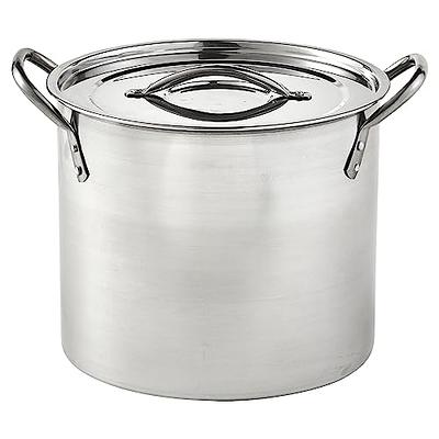King Kooker 44 Quart Stainless Steel Boiling Pot with Steam Rim
