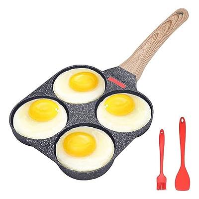 Omelette Frying Pan Breakfast Skillet Pan 4 Cup Egg Cooker Stovetop Grill  Pan