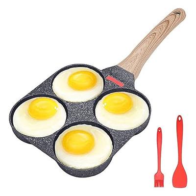 MLfire 4 Cup Egg Frying Pan Pancake Omelette Pan Cooker Non-stick