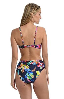 Women's Lands' End Twist-Front Underwire D-Cup Bikini Top