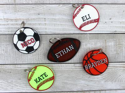 Basketball Zipper Pull (2) Zipper Pull Charm Personalized with Name,Number,  Team Name and Color, Sports Zipper Pull, Personalized Zipper Pull