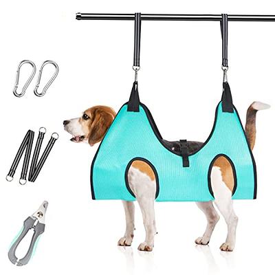CBEX Pet Grooming Hammock Harness with Nail Clippers Pet Comb Dog Grooming  Sling Helper Holder Small Animal Restraint Bag for Nail Trimming Clipping :  Amazon.in: Pet Supplies
