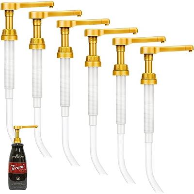 4Pieces Syrup Pumps, Coffee Syrup Dispenser Pump, Flavor Syrup