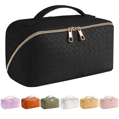 Baonmy Large Capacity Travel Cosmetic Bag - Makeup Bag,Portable PU