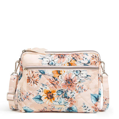 Sakroots Pink Petal Blossom Large Smartphone Crossbody Bag