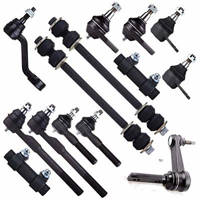 SOSOPART 10pc Set Front Suspension Kit Inner Tie Rod End Outer Tie