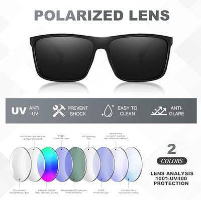 UV400 Glass Lens Sunglasses For Men And Women Vintage Sport Style