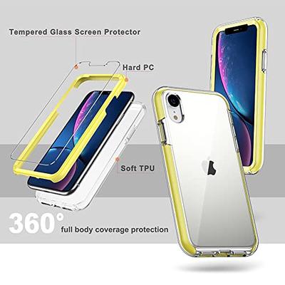 IDweel iPhone 8 Plus Case, iPhone 7 Plus Case with Screen  Protector(Tempered Glass),3 in 1 Shockproof Hybrid Heavy Duty Protection  Hard PC Cover Soft