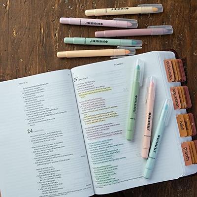 DIVERSEBEE Bible Highlighters and Pens No Bleed, 8 Pack Assorted