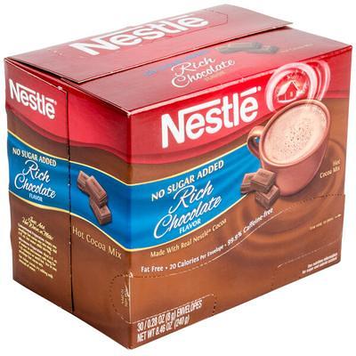 Nestle, Nes25485ct, Rich Chocolate Hot Cocoa Packets, 6 / Carton